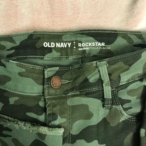 Old navy camo jeans